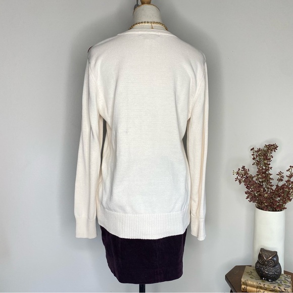 Y2k Rainbow argyle pattern sweater - Picture 4 of 6